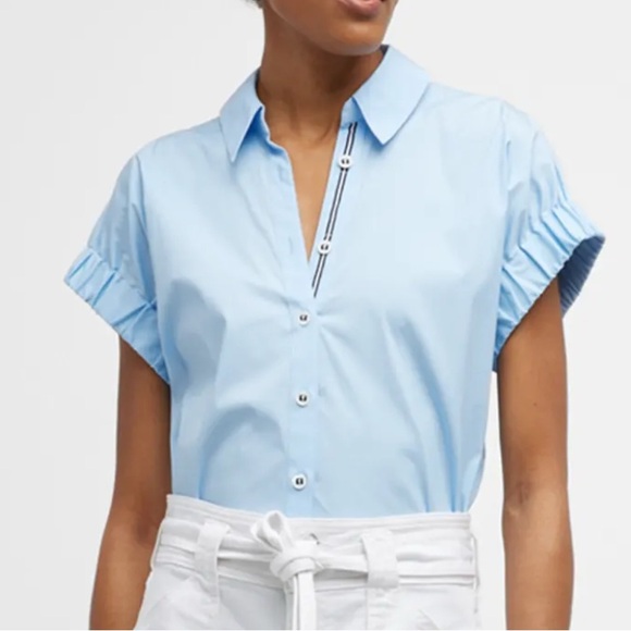 Veronica Beard Tops - Veronica Beard | Matera Button Shirt